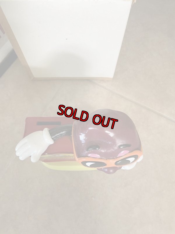 画像6: California Raisins  Plastic Coin Bank With Box 1987 / カリフォルニアレーズンの箱入りプラスチック製貯金箱 (6)