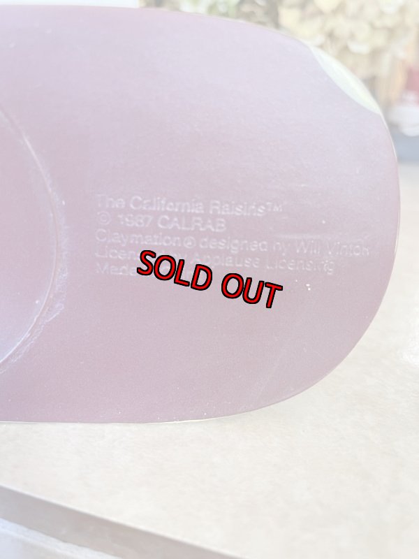 画像9: California Raisins  Plastic Coin Bank With Box 1987 / カリフォルニアレーズンの箱入りプラスチック製貯金箱 (9)