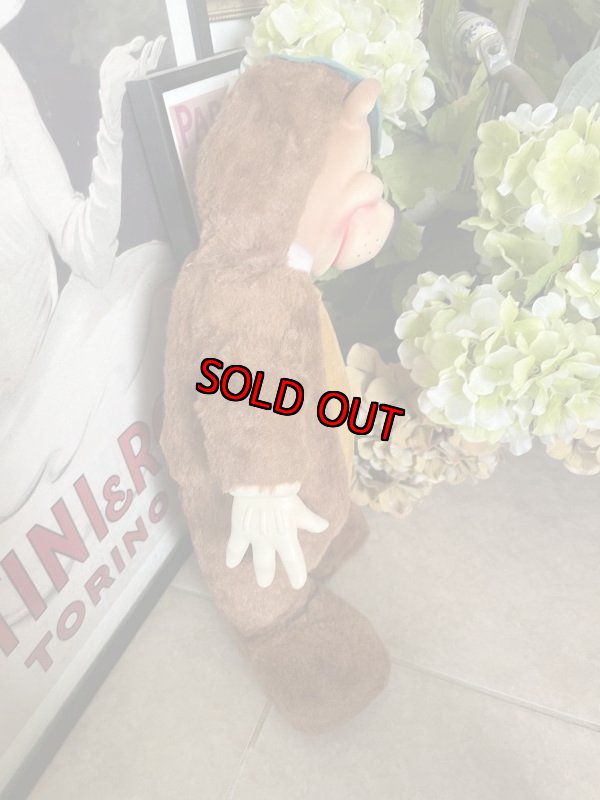 画像4: Hanna Barbera Yogi Bear Knickerbockers Rubber Face Plush Doll 1959 / ハンナバーベラ　ヨギベア ニッカーボッカー ラバーフェイスぬいぐるみ　1 (4)