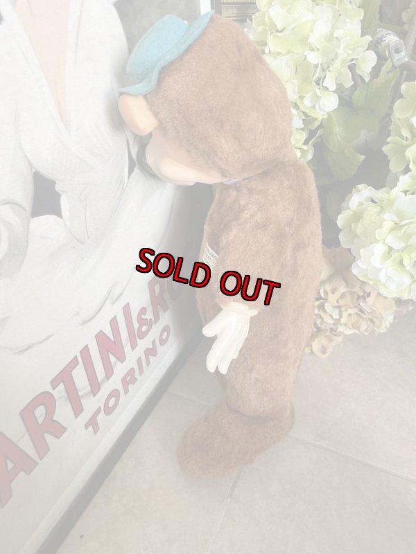 画像2: Hanna Barbera Yogi Bear Knickerbockers Rubber Face Plush Doll 1959 / ハンナバーベラ　ヨギベア ニッカーボッカー ラバーフェイスぬいぐるみ　1 (2)