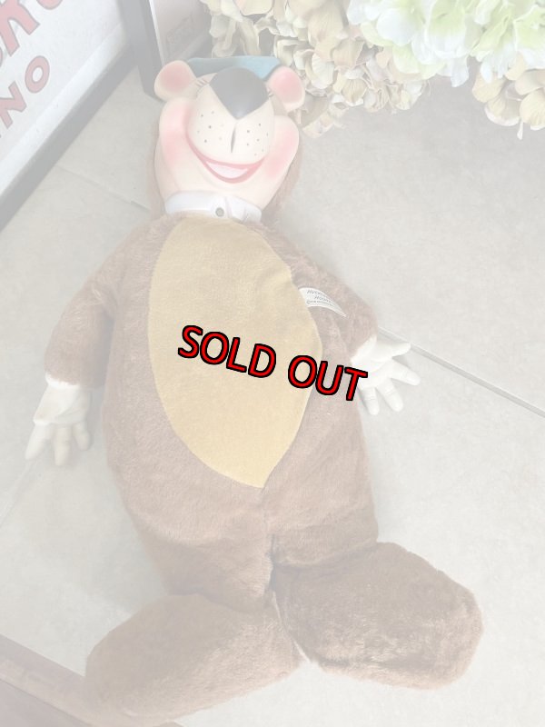 画像9: Hanna Barbera Yogi Bear Knickerbockers Rubber Face Plush Doll 1959 / ハンナバーベラ　ヨギベア ニッカーボッカー ラバーフェイスぬいぐるみ　1 (9)