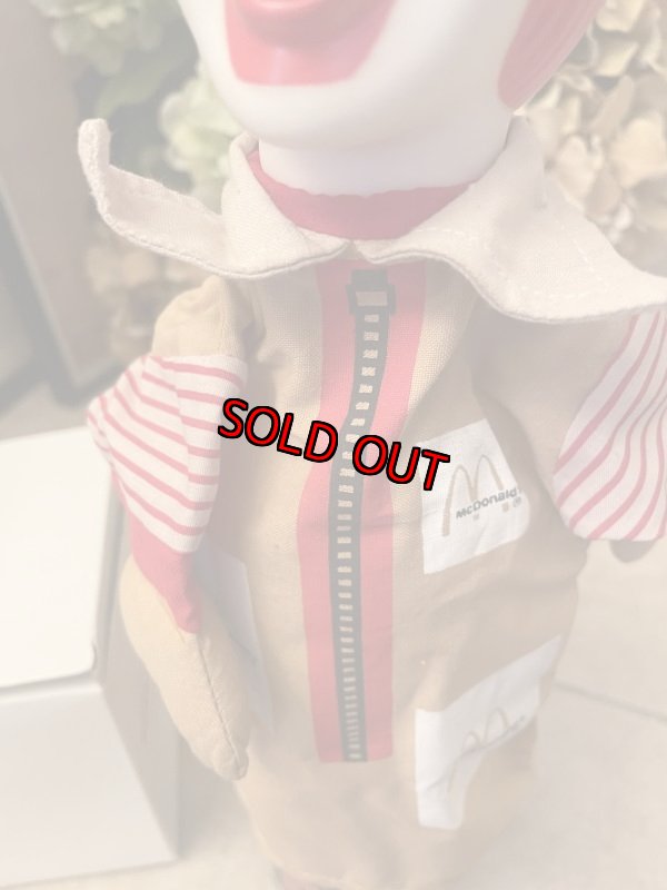 画像6: McDonald’s  Hand Puppet Ronald With Box (A) / 箱付きマクドナルドのロナルド　ハンドパペット　 (6)