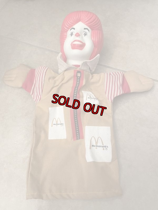 画像7: McDonald’s  Hand Puppet Ronald With Box (A) / 箱付きマクドナルドのロナルド　ハンドパペット　 (7)