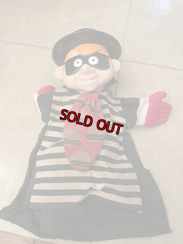 画像6: McDonald’s Hamberglar Hand Puppet With Box (A) / 箱入り　マクドナルドのハンバーグラー　パペット　 (6)