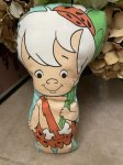 画像1: Hanna 　Barbera Flintstones Bamm Bamm Fabric Pillow Doll / フリントストーン　バンバン　ピロードール (1)