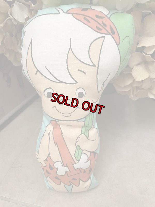 画像1: Hanna 　Barbera Flintstones Bamm Bamm Fabric Pillow Doll / フリントストーン　バンバン　ピロードール (1)