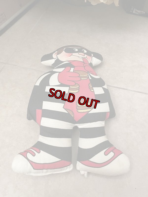 画像8: McDonald’s Hamburglar Pillow Doll (A) / マクドナルドのハンバーグラー ピロードール 1987 (8)