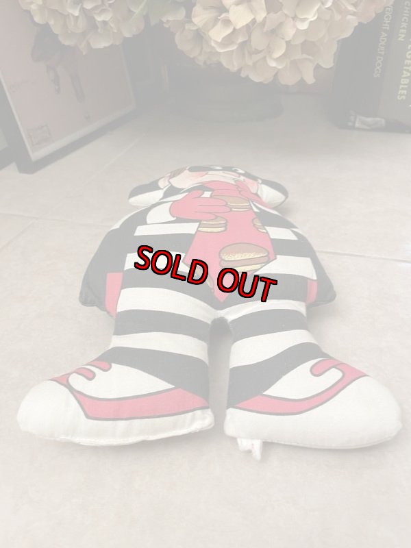 画像7: McDonald’s Hamburglar Pillow Doll (A) / マクドナルドのハンバーグラー ピロードール 1987 (7)