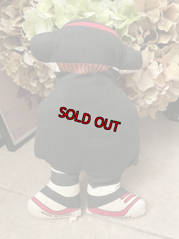 画像4: McDonald’s Hamburglar Pillow Doll (A) / マクドナルドのハンバーグラー ピロードール 1987 (4)