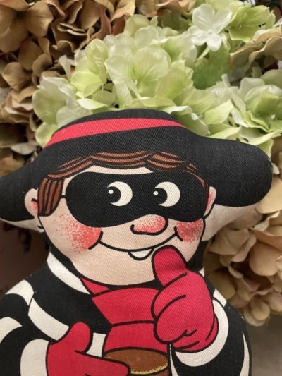 画像1: McDonald’s Hamburglar Pillow Doll (A) / マクドナルドのハンバーグラー ピロードール 1987