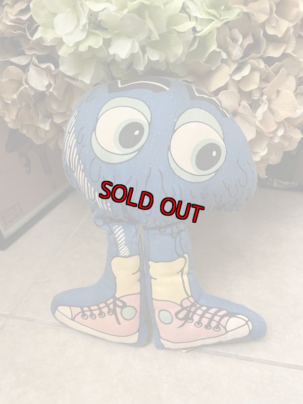 画像1: McDonald’s Fly Guy blue Pillow Doll 1987 / マクドナルドのフライガイ　ブルー　ピロードール　80’s (1)