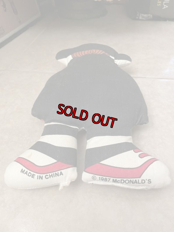 画像6: McDonald’s Hamburglar Pillow Doll (A) / マクドナルドのハンバーグラー ピロードール 1987 (6)