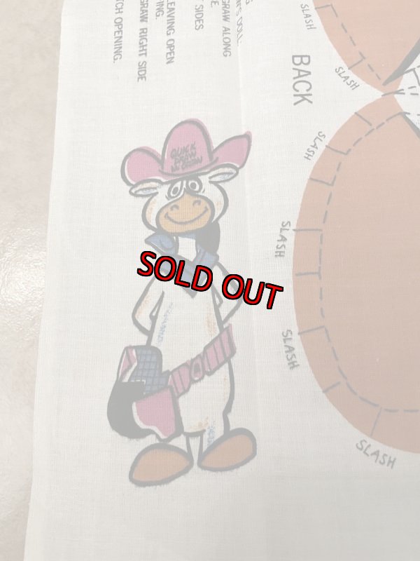 画像5:  Hanna Barbera Quick Draw McGraw & Baba Looey fabric pillow doll kit 1963 / 早撃ちマックとババ ルーイのピロードール 生地 キット (5)