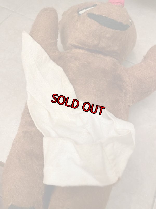 画像7: Travelodge Sleepy Bear Plush Doll with Cap 50-60’s  / トラべロッジ　スリーピーベア　ぬいぐるみ (7)