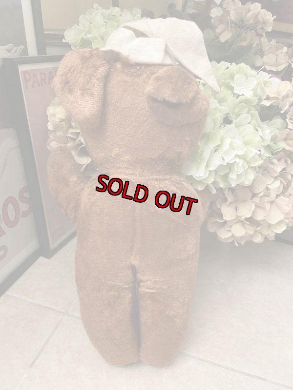 画像4: Travelodge Sleepy Bear Plush Doll with Cap 50-60’s  / トラべロッジ　スリーピーベア　ぬいぐるみ (4)
