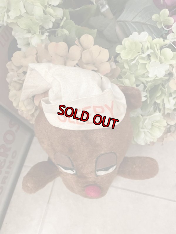 画像2: Travelodge Sleepy Bear Plush Doll with Cap 50-60’s  / トラべロッジ　スリーピーベア　ぬいぐるみ (2)