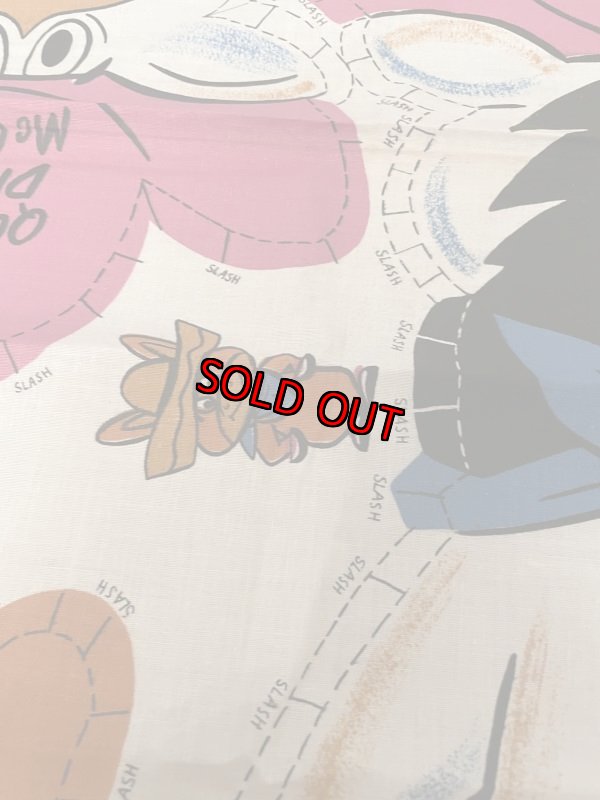 画像6:  Hanna Barbera Quick Draw McGraw & Baba Looey fabric pillow doll kit 1963 / 早撃ちマックとババ ルーイのピロードール 生地 キット (6)