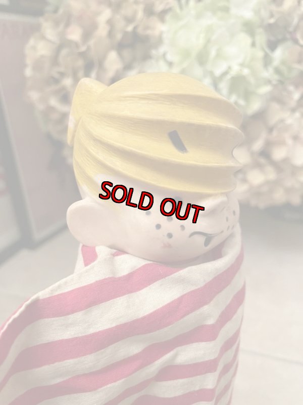 画像5: Dennis the Menace hand puppet (B) / わんぱくデニスのハンドパペット　赤と白のストライプ (5)