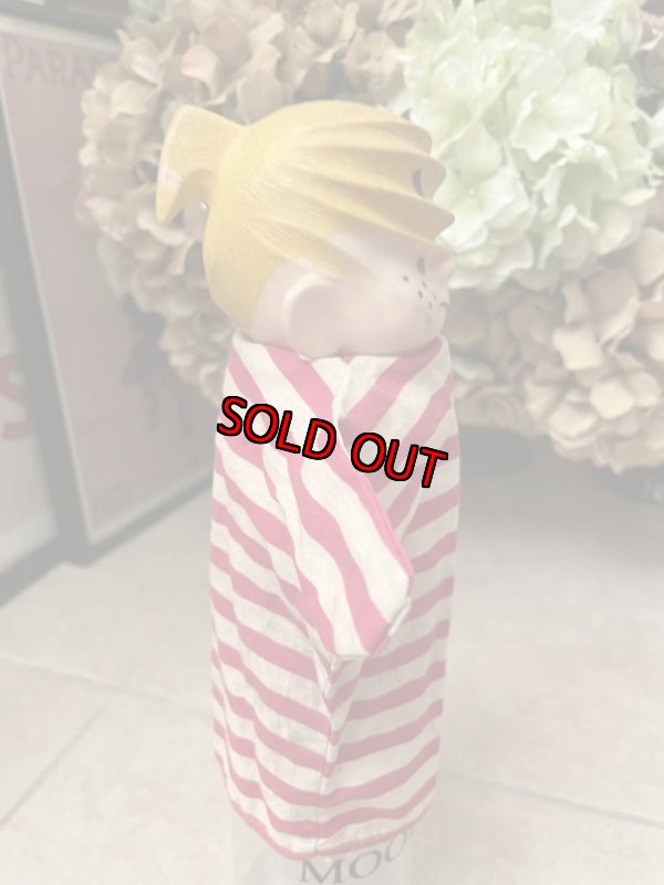 画像4: Dennis the Menace hand puppet (B) / わんぱくデニスのハンドパペット　赤と白のストライプ (4)