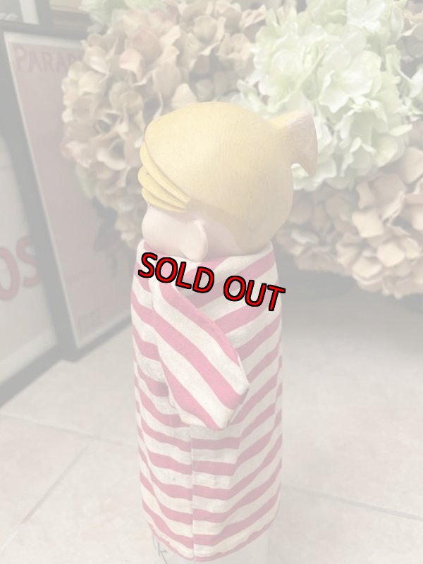 画像2: Dennis the Menace hand puppet (B) / わんぱくデニスのハンドパペット　赤と白のストライプ (2)