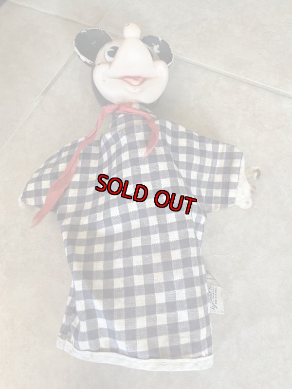 画像8: Disney Mickey Mouse Rubber Face hand puppet (C) / ディズニー　ミッキーマウス　ラバーフェイス　ハンドパペット　 (8)