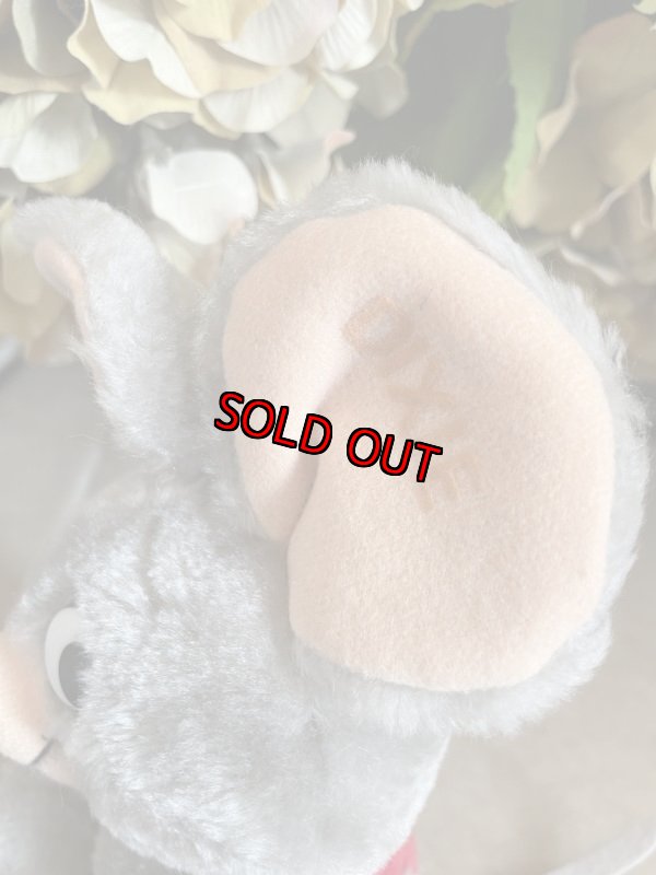 画像4: Hanna Barbers Dixie Plush doll with red vest 1985 / ハンナバーベラ ディクシーのぬいぐるみ 赤いベスト ドール  (4)