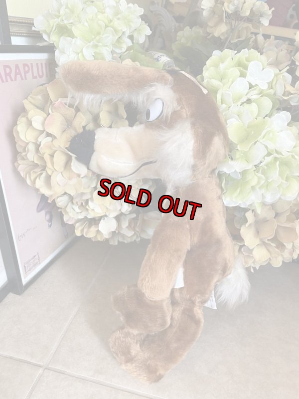 画像3: Looney Tunes  Wile. E. Coyote Plush Doll / ルーニーチューンズ ワイリーコヨーテ ぬいぐるみ 1971年 (3)