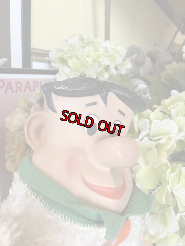画像5:  Hanna Barbera Flintstones knickerbockers Fred Rubber Face Doll White Cloth / フリントストーン　ニッカーボッカー　フェイスラバー　フレッド　ドール (5)