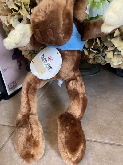 画像2: Bullwinkle Plush Doll mighty star 1985 / ロッキー＆ブルウィンクル　ぬいぐるみ