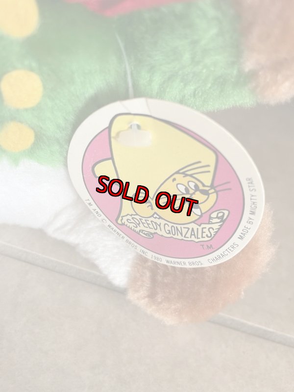 画像3: Looney Tunes Speedy Gonzales  Plush Doll 1980 /  ルーニーテューンズ   スピーディ・ゴンザレス ぬいぐるみ (3)
