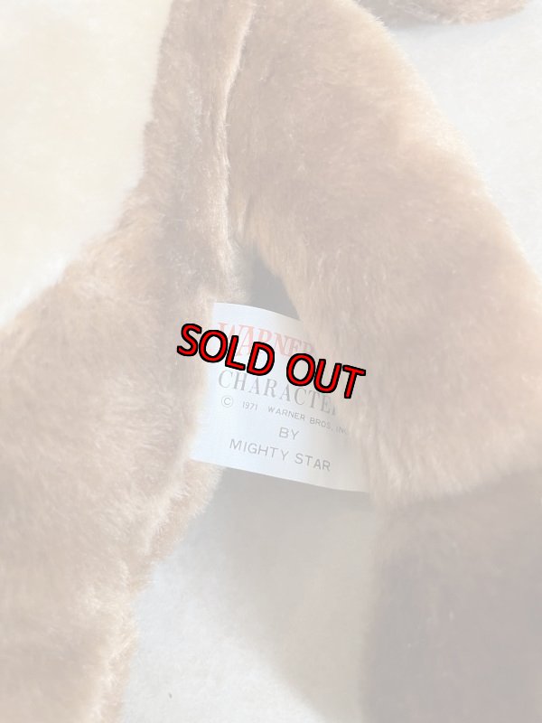 画像10: Looney Tunes  Wile. E. Coyote Plush Doll / ルーニーチューンズ ワイリーコヨーテ ぬいぐるみ 1971年 (10)