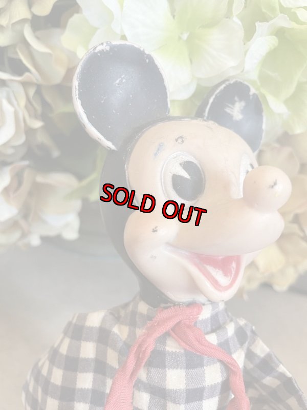 画像7: Disney Mickey Mouse Rubber Face hand puppet (C) / ディズニー　ミッキーマウス　ラバーフェイス　ハンドパペット　 (7)