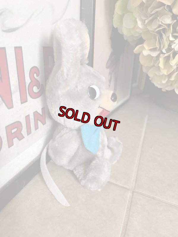 画像3: Hanna Barbers Pixie Plush doll with Blue Tie 1985 / ハンナバーベラ ピクシーの青いタイ、ぬいぐるみ ドール  (3)