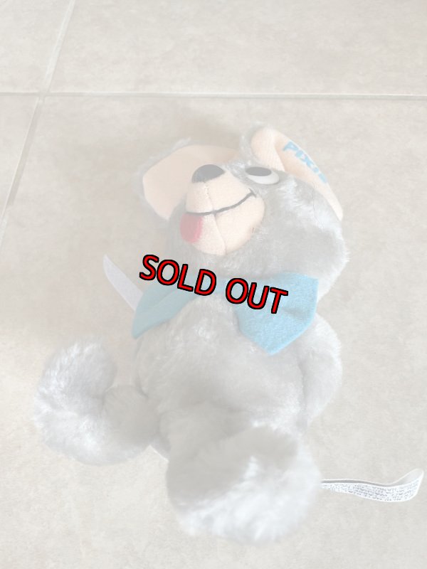 画像6: Hanna Barbers Pixie Plush doll with Blue Tie 1985 / ハンナバーベラ ピクシーの青いタイ、ぬいぐるみ ドール  (6)