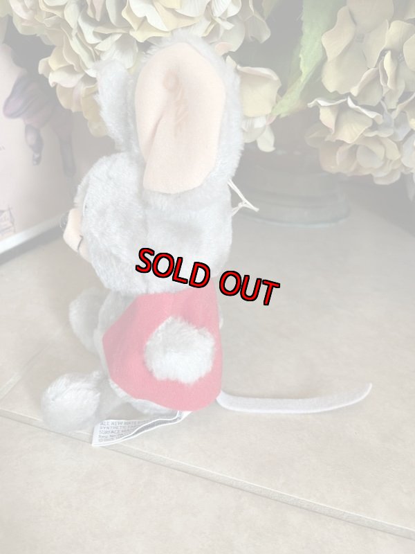 画像2: Hanna Barbers Dixie Plush doll with red vest 1985 / ハンナバーベラ ディクシーのぬいぐるみ 赤いベスト ドール  (2)