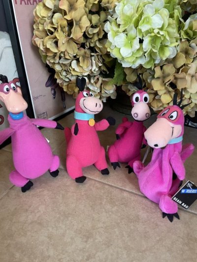 画像3: Hanna Barbera Flintstones Dino Bean Doll With Tag 1998 (D) / フリントストーンズ ディノ ビーンズドール