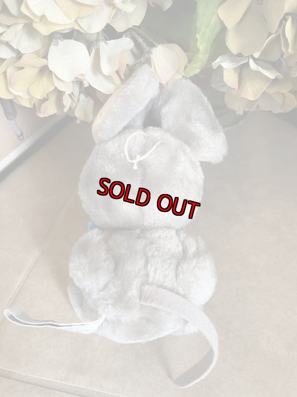 画像2: Hanna Barbers Pixie Plush doll with Blue Tie 1985 / ハンナバーベラ ピクシーの青いタイ、ぬいぐるみ ドール  (2)