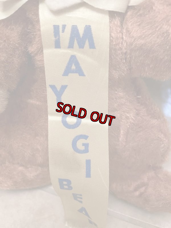 画像7: Yogi Bear “ I’m a Yogi Bear “Plush Doll Sterling  50’s / ヨギベア  たすき掛け「I'm Yogi Bear」ぬいぐるみ  (7)