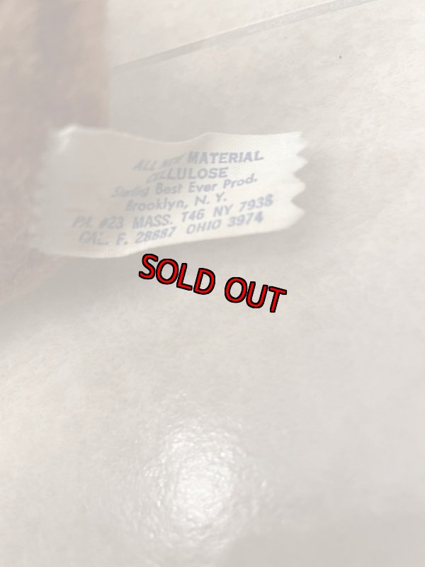 画像9: Yogi Bear “ I’m a Yogi Bear “Plush Doll Sterling  50’s / ヨギベア  たすき掛け「I'm Yogi Bear」ぬいぐるみ  (9)