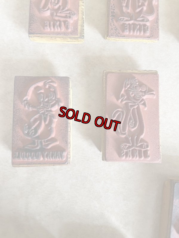 画像8: Hanna Barbera Yogi , Huckleberry Rubber Stamps set of 18  / ハンナバーベラのヨギベア 、ハックル君　ゴム製スタンプ　18個セット (8)
