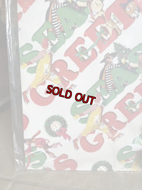 画像5: McDonald’s  Gift Wrap Paper  / マクドナルド　ペーパー、ラッピングペーパー　 (5)