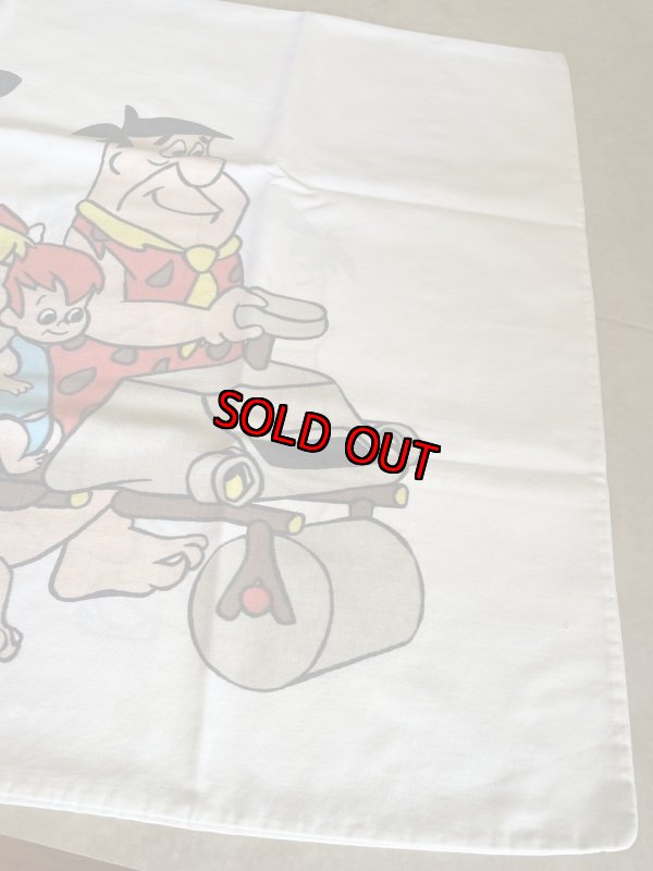画像3: Hanna Barbera Flintstones Pillow Case / ハンナバーベラ、フリントストーンズ　ピローケース　下にイラスト (3)