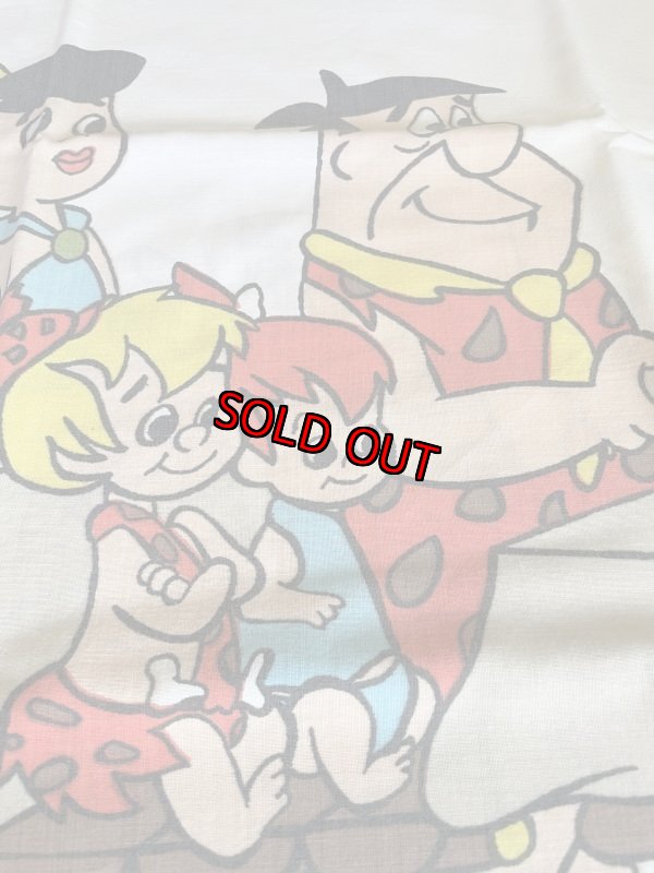 画像5: Hanna Barbera Flintstones Pillow Case / ハンナバーベラ、フリントストーンズ　ピローケース　下にイラスト (5)