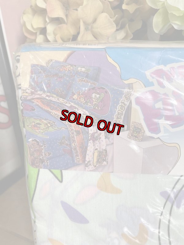 画像3: Hanna Barbera Flintstones Sheet & Pillowcase set of 3  / フリントストーンズのシーツ&ピローケース、3点セット デッドストック!! (3)