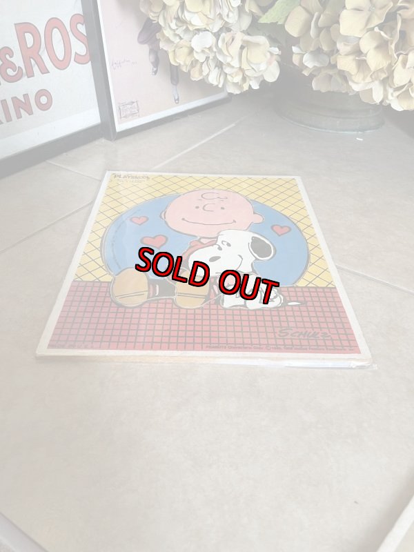 画像6: Snoopy Playskool Wood Freme  Puzzle 50‘s / スヌーピー、プレイスクール　木製　フレーム　パズル (6)