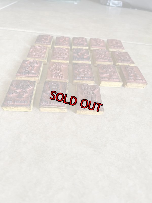 画像2: Hanna Barbera Yogi , Huckleberry Rubber Stamps set of 18  / ハンナバーベラのヨギベア 、ハックル君　ゴム製スタンプ　18個セット (2)