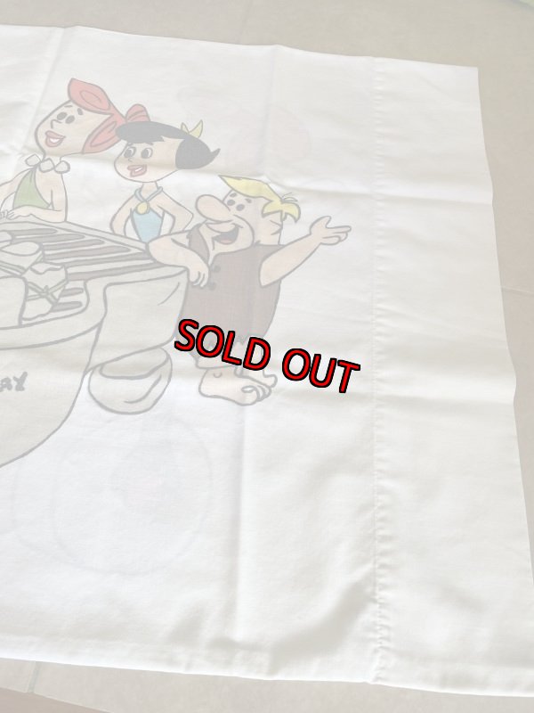 画像7: Hanna Barbera Flintstones Pillow Case / ハンナバーベラ、フリントストーンズ　ピローケース　下にイラスト (7)
