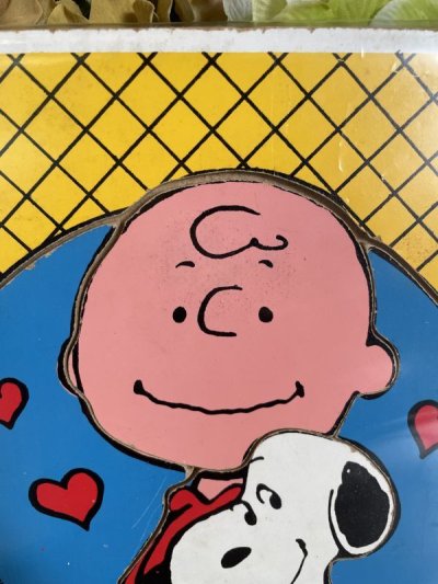 画像1: Snoopy Playskool Wood Freme  Puzzle 50‘s / スヌーピー、プレイスクール　木製　フレーム　パズル