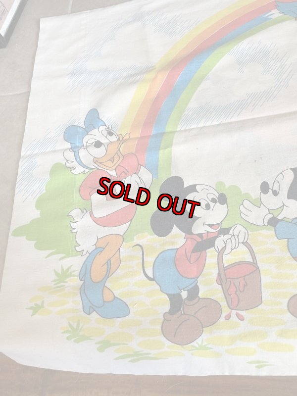画像2: Disney Mickey Mouse Pillow Case  60‘s (B) / ディズニーのミッキーマウス　ピローケース　枕カバー (2)