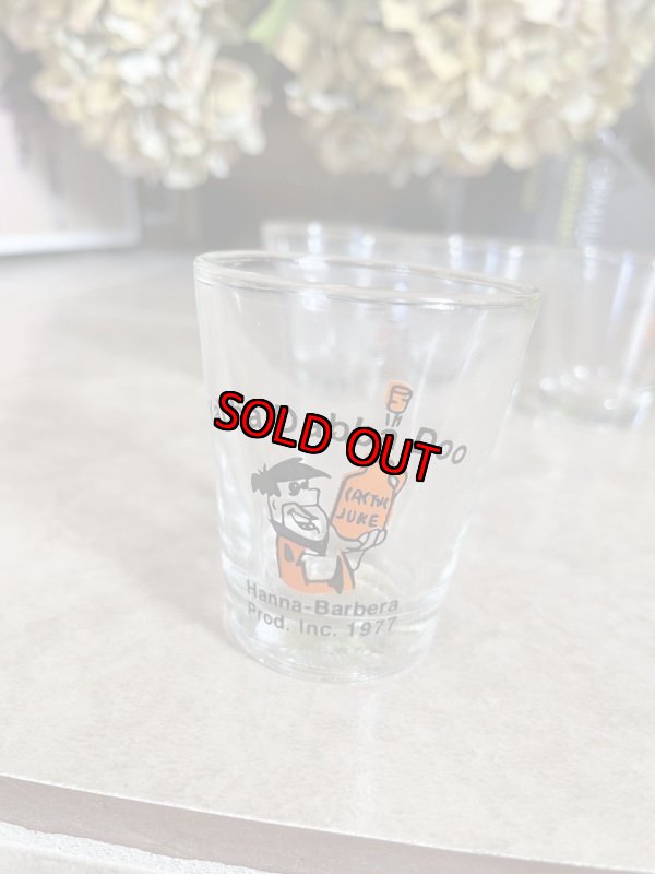 画像5: Flintstones Shot  Glass set of 4 1977 / フリントストーン　ガラス製　ショットグラス　4個セット (5)